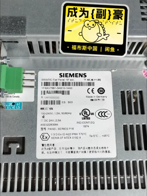 Siemens 6AV7861-3AB10-1AA0 Industrial Automation Component product photo 1