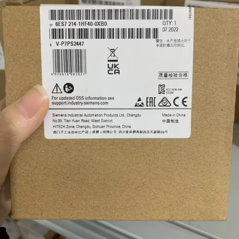 Siemens 6ES7214-1HF40-0XB0 PLC Module — product photo 4 of 6