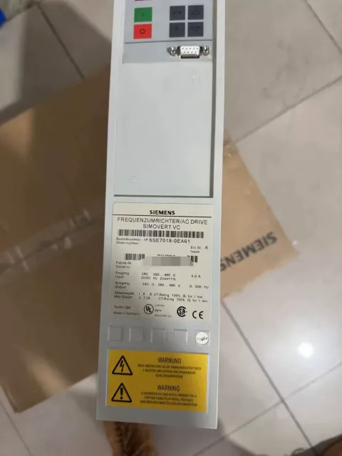 Siemens 6SE7018-0EA61 Motor & Drive Component product photo 1