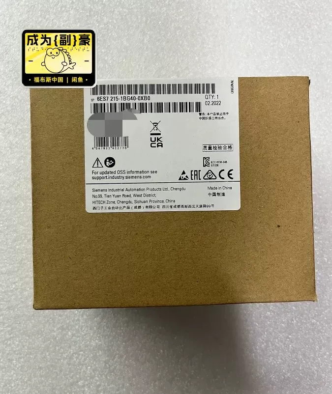 Siemens 6ES7215-1BG40-0XB0 Industrial Automation Component product photo 1