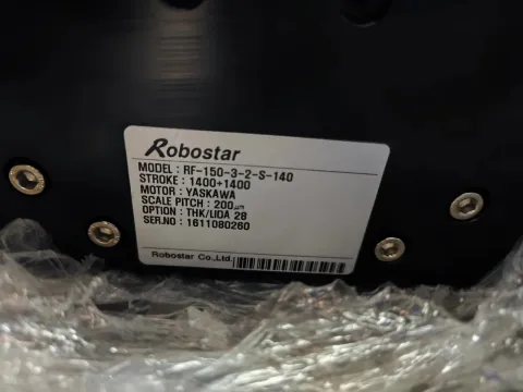 Robostar / Yaskawa RF-150-3-2-S-140 / RF-150-3-1-S-185 / RF-150-3-2-S-160 Motor & Drive Component product photo 5