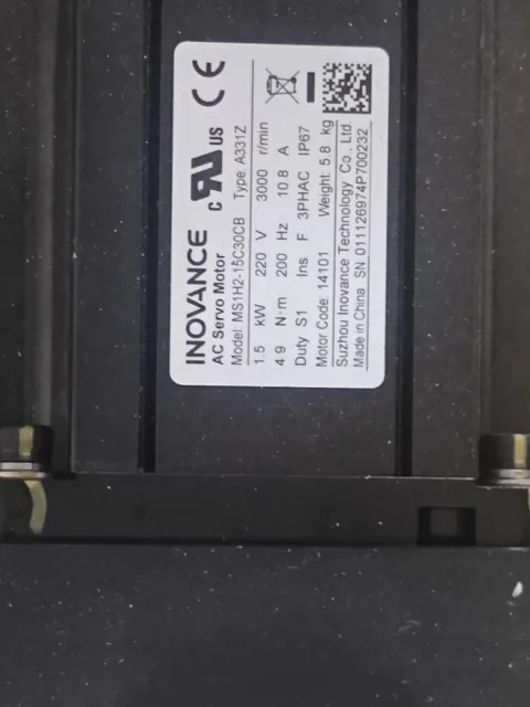 Inovance / 汇川 MS1H2-15C30CD Motor & Drive Component product photo 3