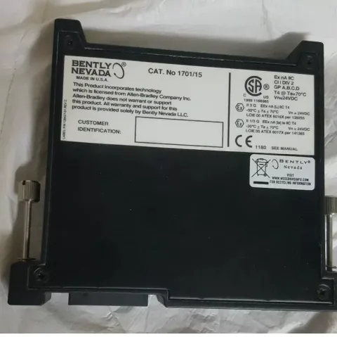 Bently Nevada 1701/15 Industrial Automation Component product photo 1