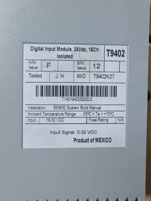 Rockwell Automation / ICS Triplex T9402 Industrial Automation Component product photo 2