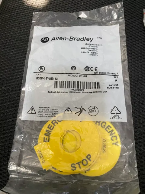 Allen-Bradley 800F-15YSE112 Industrial Automation Component product photo 1