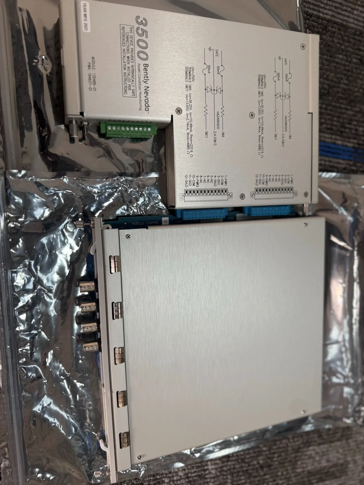 Bently Nevada 3500/42-04-00 (176449-02 + 135489-01) Industrial Automation Component product photo 1