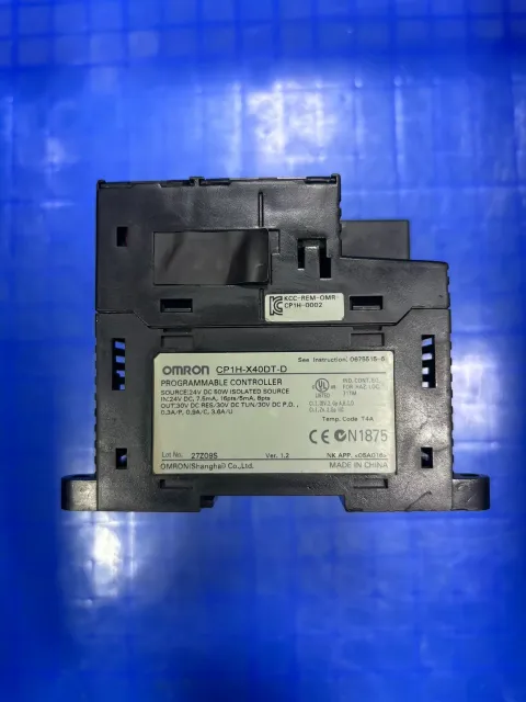 OMRON CP1H-X40DT-D V1.2 PLC Module product photo 2