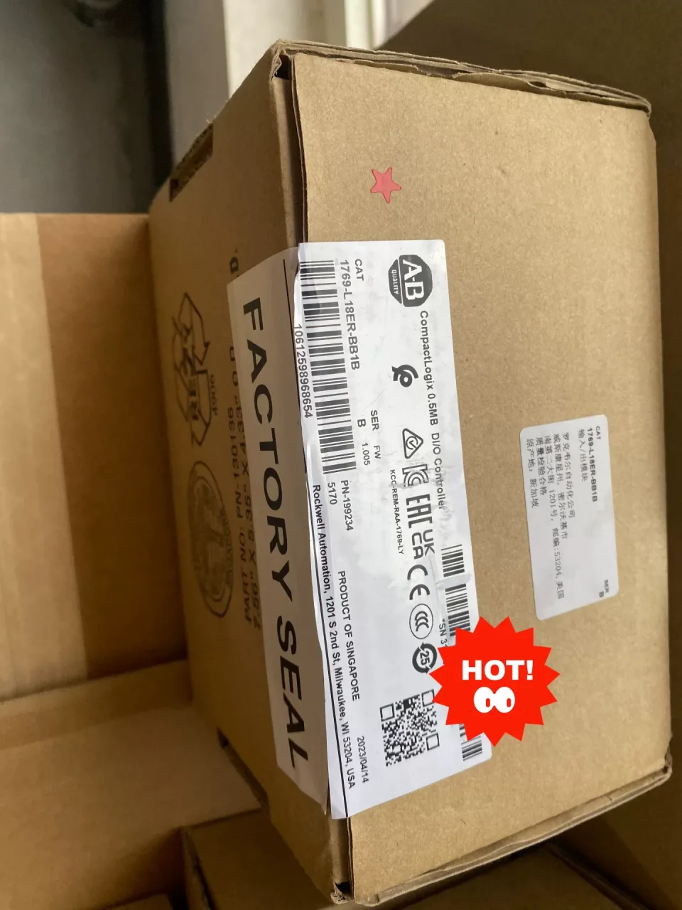 Unbranded Industrial 1769-L18ER-BB1B Industrial Control Board product photo 1