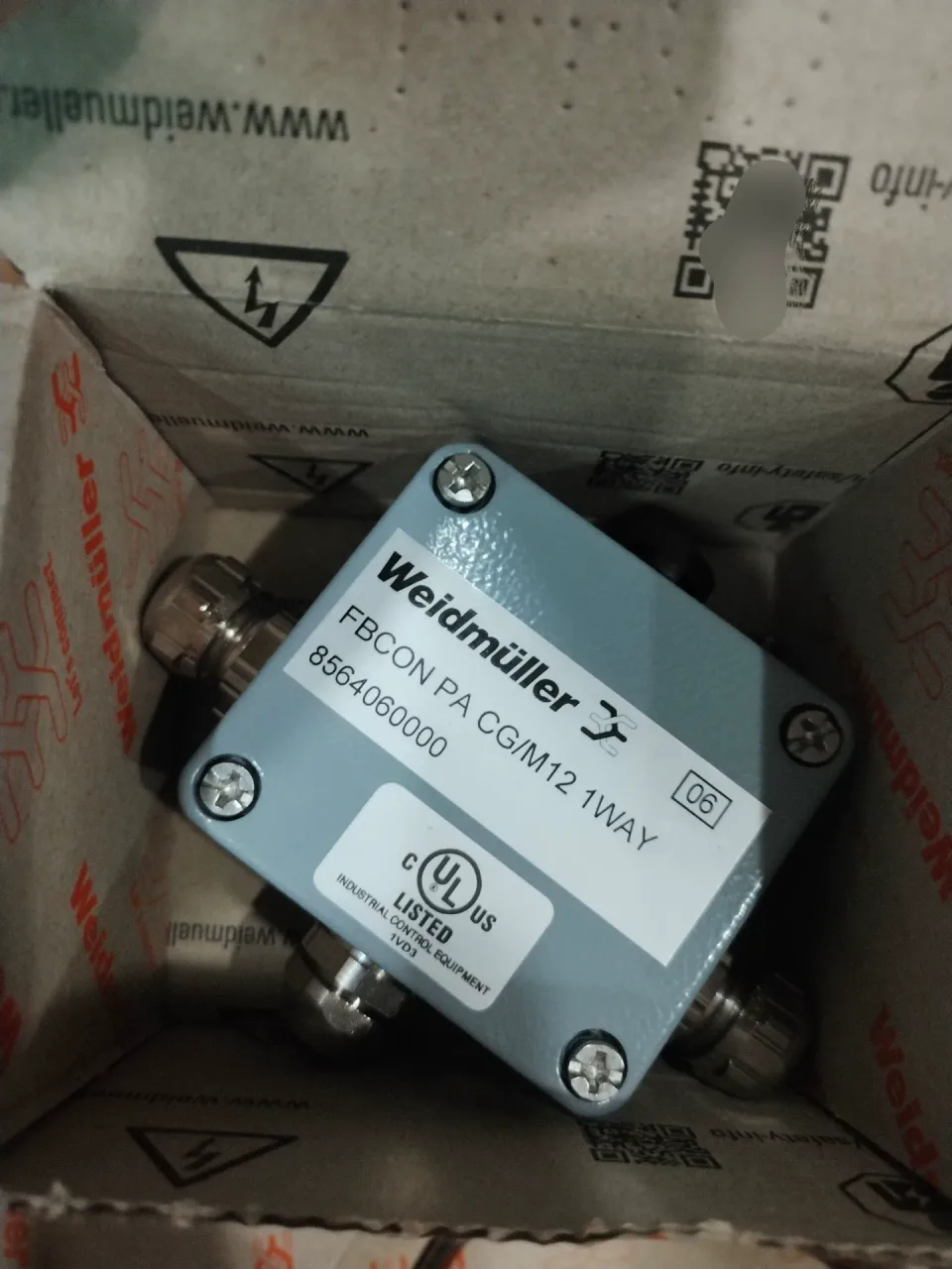 Weidmüller 8564060000 / FBCON PA CG/M12 1WAY Industrial Automation Component product photo 1