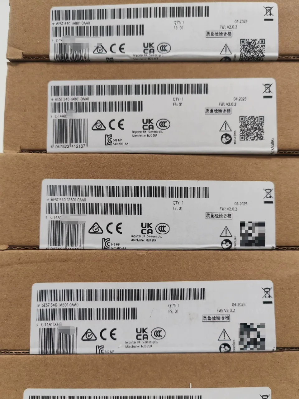 Siemens 6ES7 540-1AB01-0AA0 Industrial Automation Component product photo 1