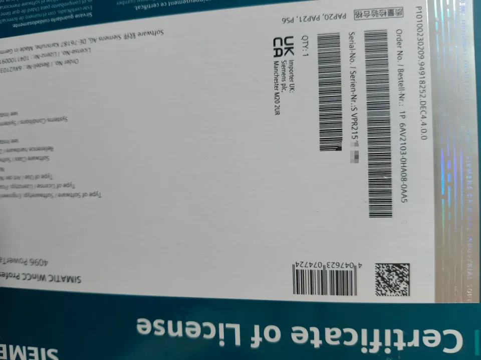 Siemens 6AV2103-0HA08-0AA5 Industrial Automation Component product photo 1