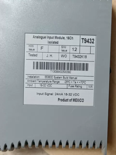 Rockwell Automation / ICS Triplex AADvance T9432 Industrial Automation Component product photo 8