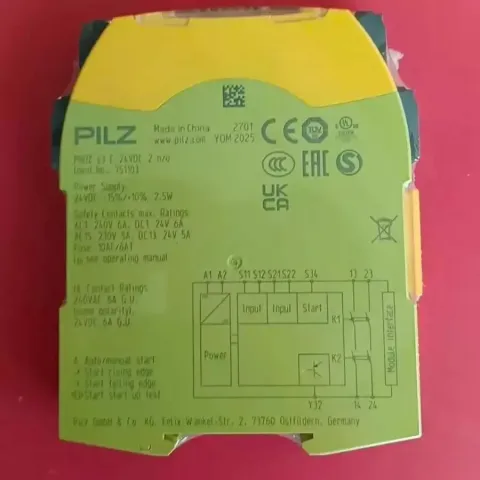 PILZ PNOZ s3 C 24VDC 2 n/o / 751103 Industrial Relay product photo 1