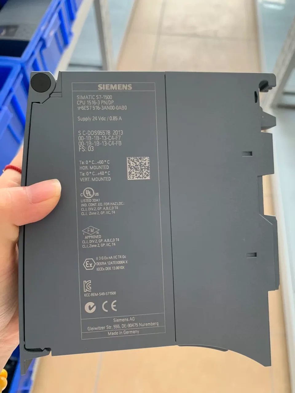 Siemens 6ES7516-3AN00-0AB0 Industrial Automation Component product photo 1
