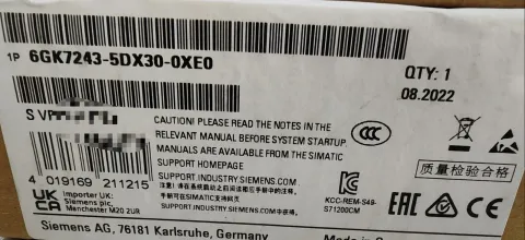 Siemens 6GK7243-5DX30-0XE0 Industrial Automation Component — product photo 14 of 14