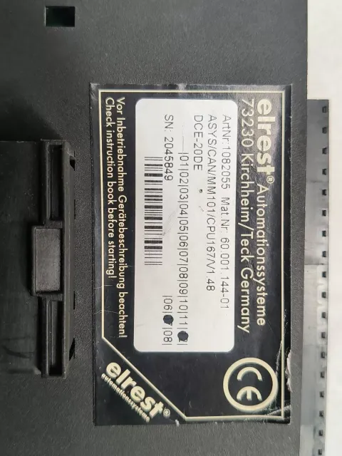 elrest DCE-20DE / ArtNr 1082055 / MatNr 60.001.144-01 Industrial Control Board product photo 6