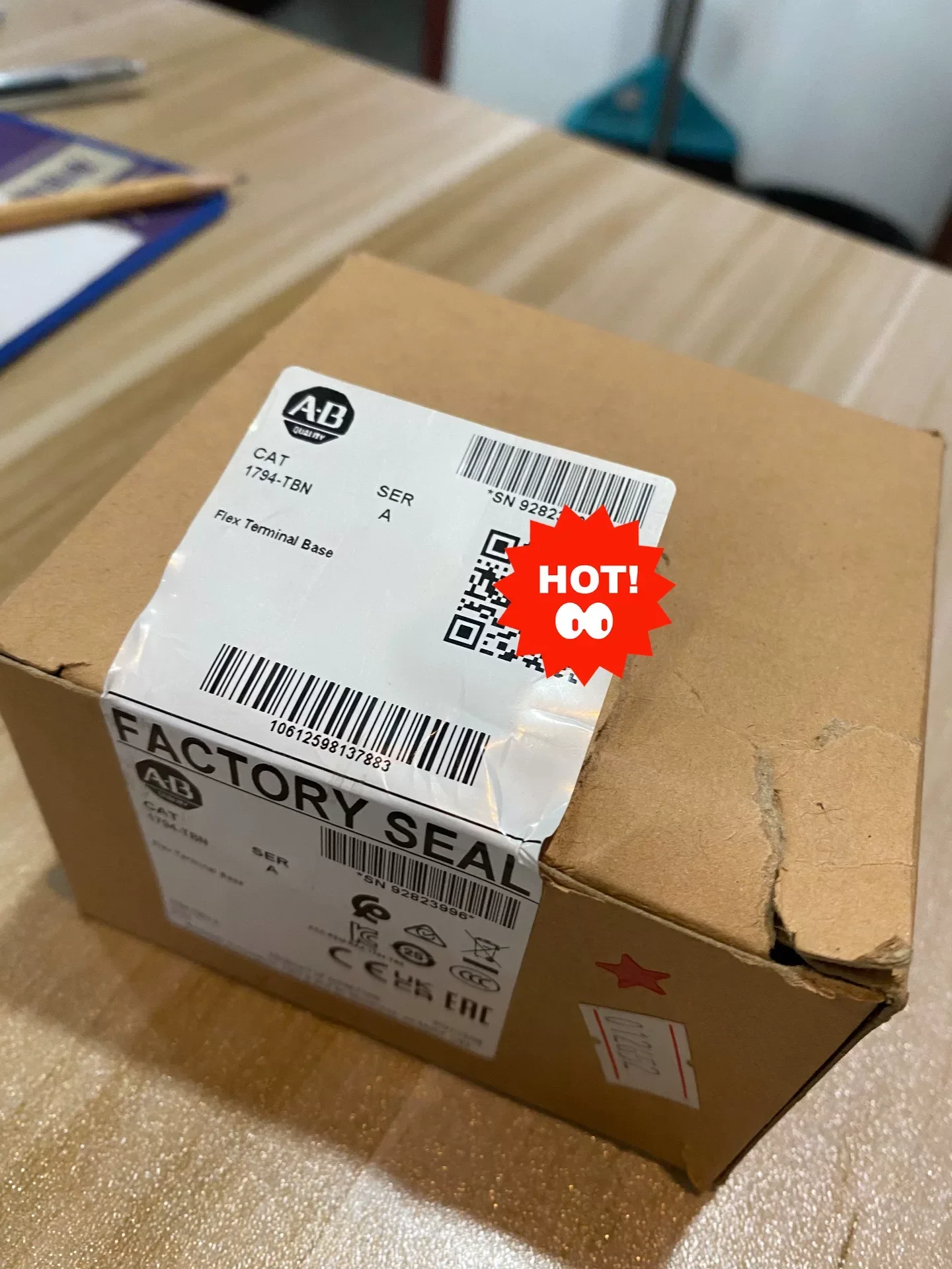Allen-Bradley 1794-TBN Series A I/O Module product photo 1
