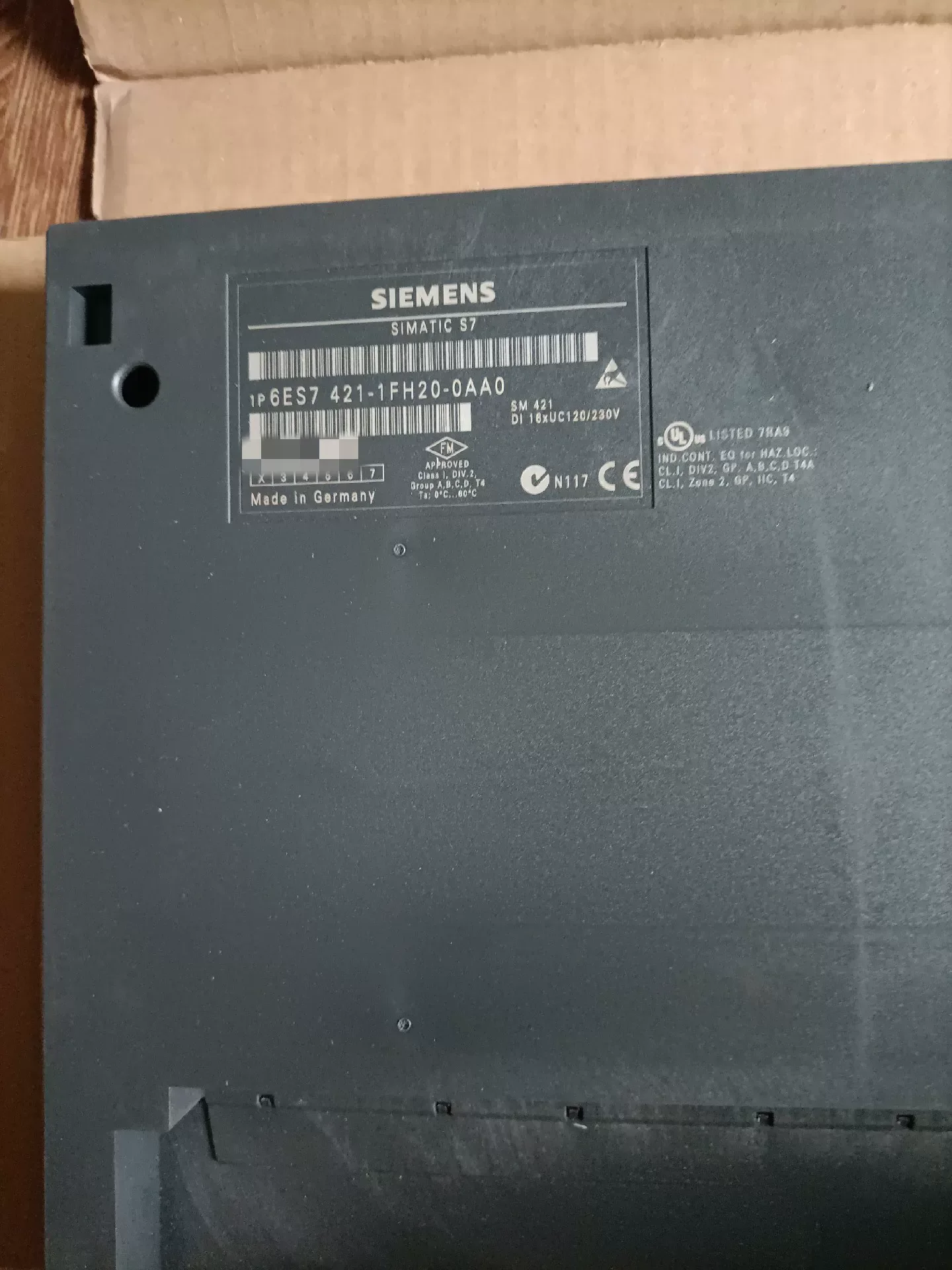 Siemens 6ES7421-1FH20-0AA0 Industrial Automation Component product photo 1