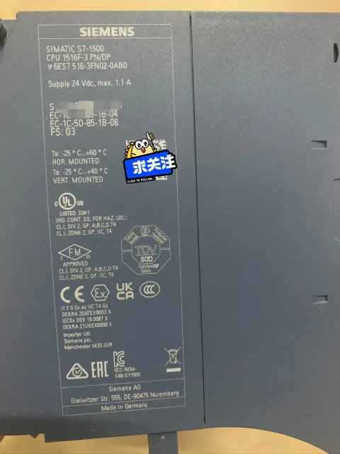 Siemens 6ES7516-3FN02-0AB0 Industrial Automation Component — product photo 6 of 7