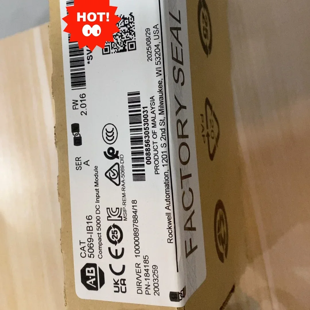 Allen-Bradley 5069-IB16 Series A FW 2.016 Industrial Automation Component product photo 1