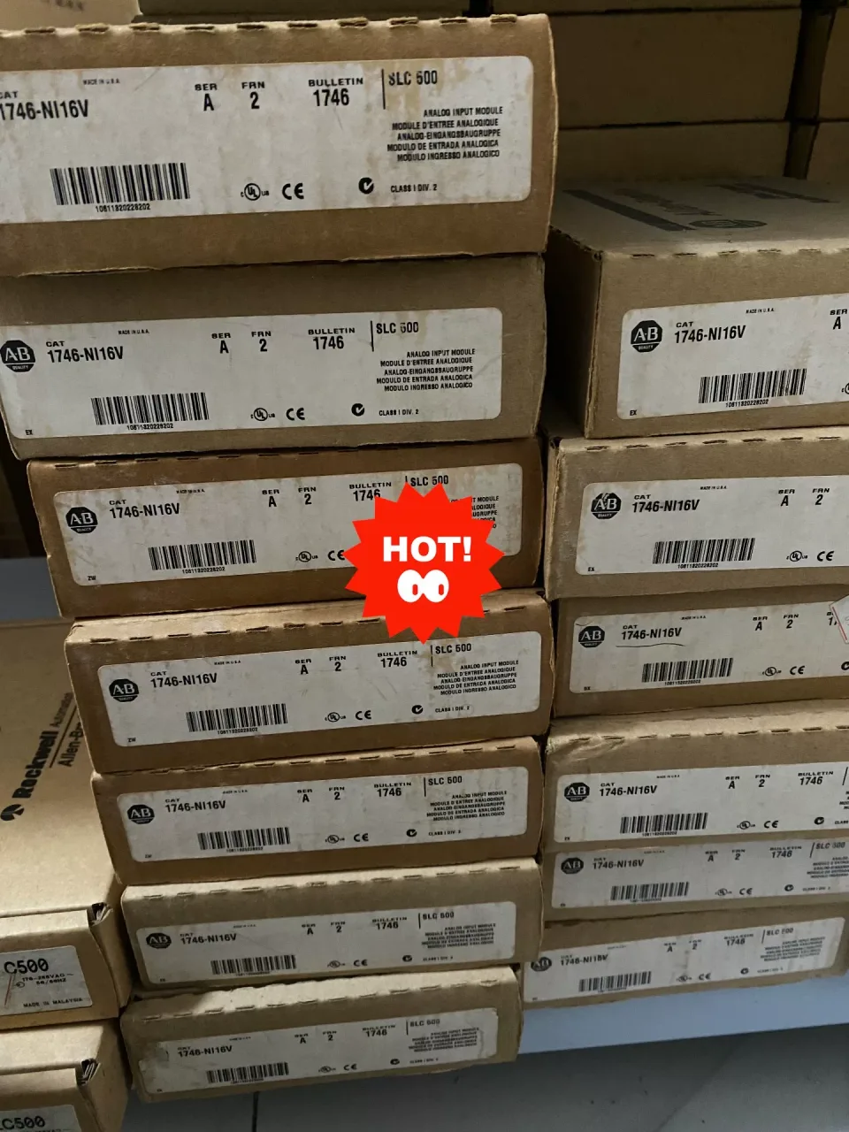 Allen-Bradley 1746-NI16V Series A FRN 2 Industrial Automation Component product photo 1