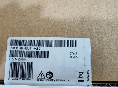 Siemens 6ES7510-1DJ01-0AB0 Industrial Automation Component product photo 1