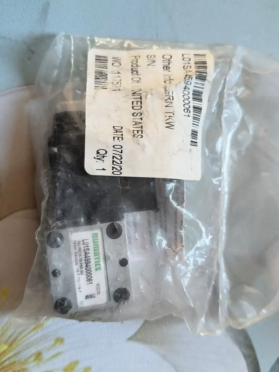 Numatics L01SA459400061 Industrial Automation Component product photo 1
