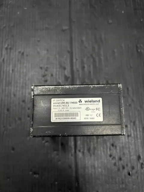 Wieland wienet UMS 8G 174553 / 99.800.7455.3 Industrial Automation Component product photo 2