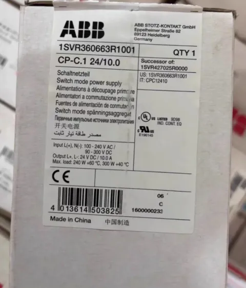 ABB 1SVR360663R1001 + 1SVR360763R1001 + 1SVR360060R1001 Power Electronics Module product photo 2