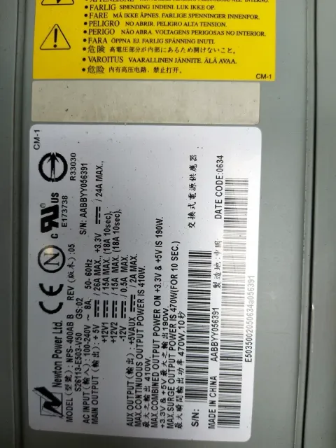 Newton Power NPS-400AB B / S26113-E503-V50 Power Electronics Module product photo 3