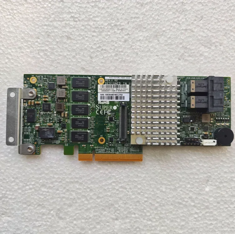 Supermicro AOC-S3108L-H8iR-16DD Industrial Control Board product photo 1