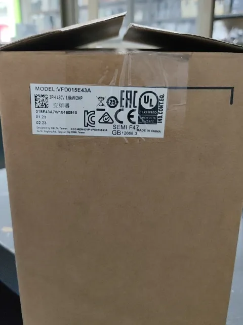 Delta VFD015E43A Motor & Drive Component product photo 1