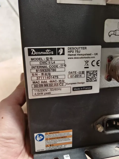 Desoutter CVIC II L4 / 6159326780 Industrial Control Board — product photo 16 of 16