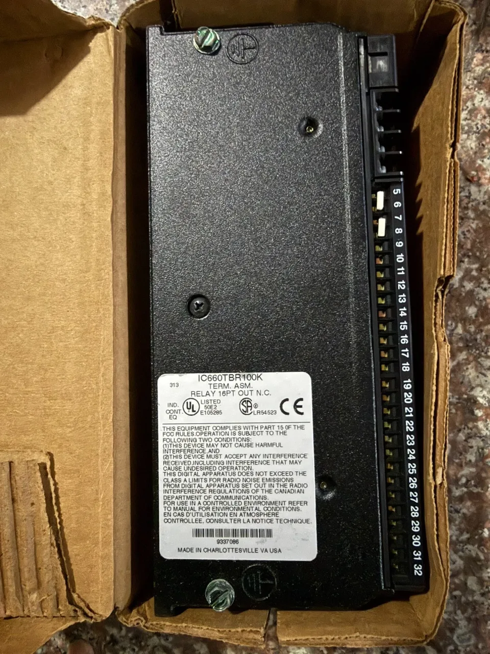GE Fanuc IC660TBR100K Industrial Relay product photo 1