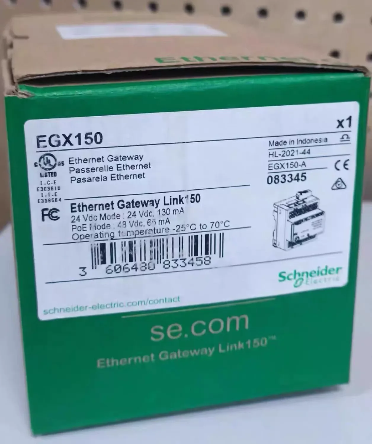 Schneider Electric EGX150 / PAS700 Industrial Automation Component product photo 1