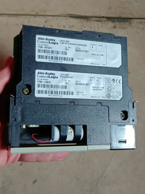 Allen-Bradley / Rockwell Automation 1756-L55/A + 1756-M13/A PLC Module product photo 2