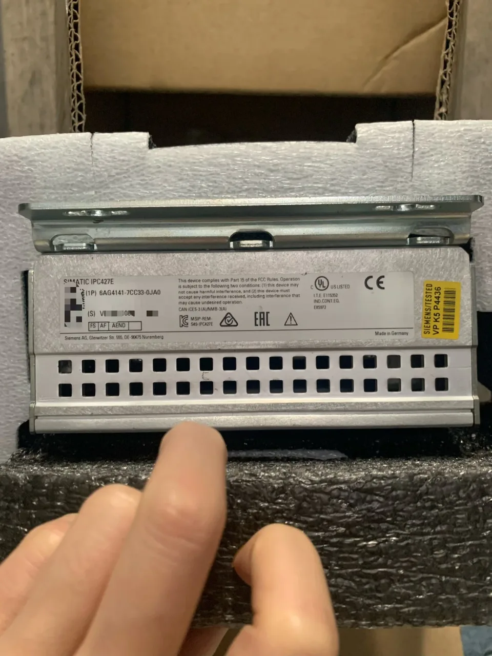 Siemens 6AG4141-7CC33-0JA0 Industrial Automation Component product photo 1