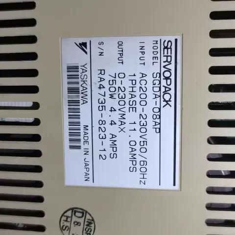 Yaskawa SGDA-08AP Motor & Drive Component product photo 3