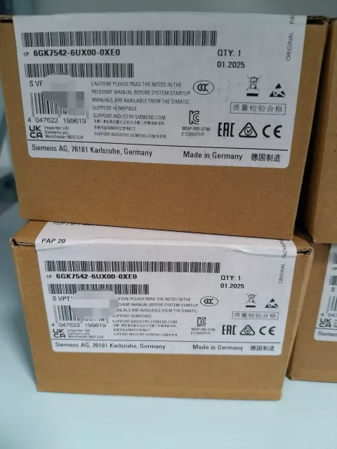 Siemens 6GK7542-6UX00-0XE0 Industrial Automation Component — product photo 2 of 2