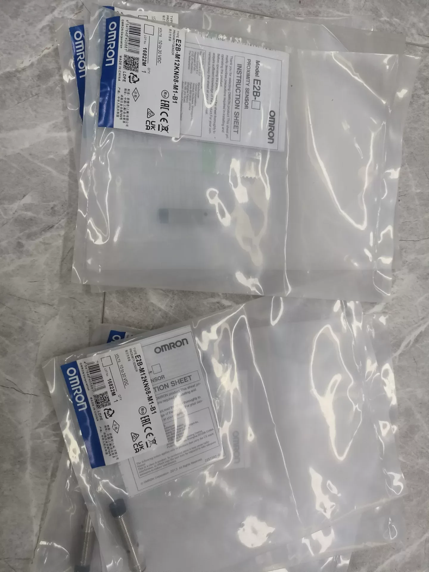Omron E2B-M12KN08-M1-B1 Industrial Sensor product photo 1