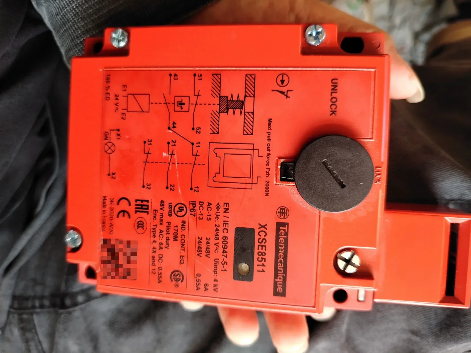 Schneider Electric / Telemecanique Sensors XCSE8511 Industrial Sensor product photo 1