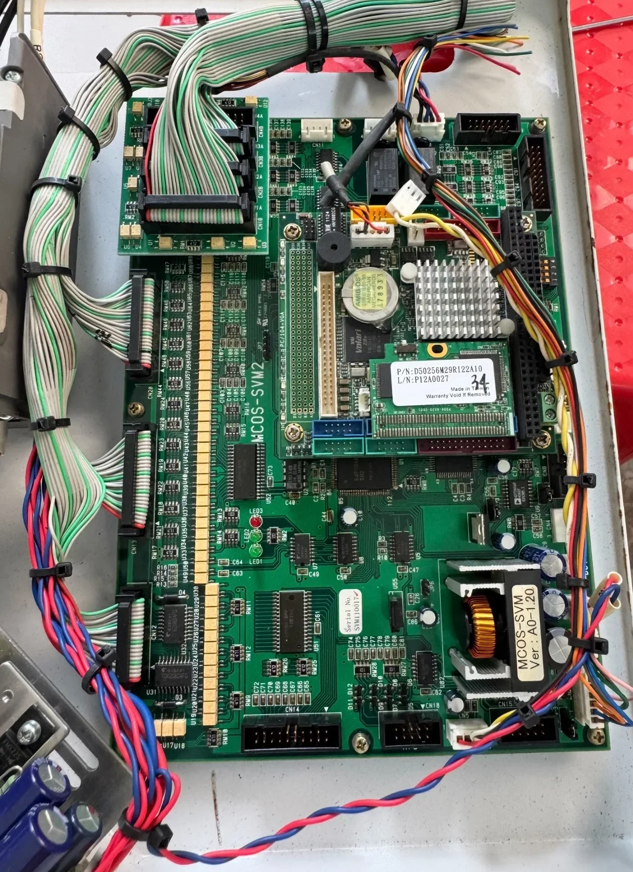 ICOP VDX-6354D + MCOS-SVM2 Ver:A0-1.20 + D50256M29R12A10 Industrial Automation Component product photo 1