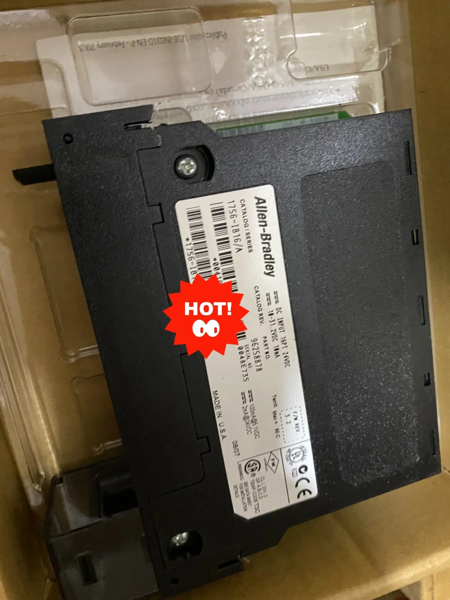 Allen-Bradley 1756-IB16 Industrial Control Board — product photo 1 of 7