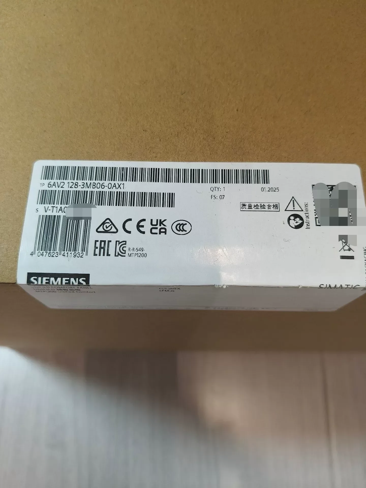 Siemens 6AV2128-3MB06-0AX1 Industrial Automation Component — product photo 1 of 3