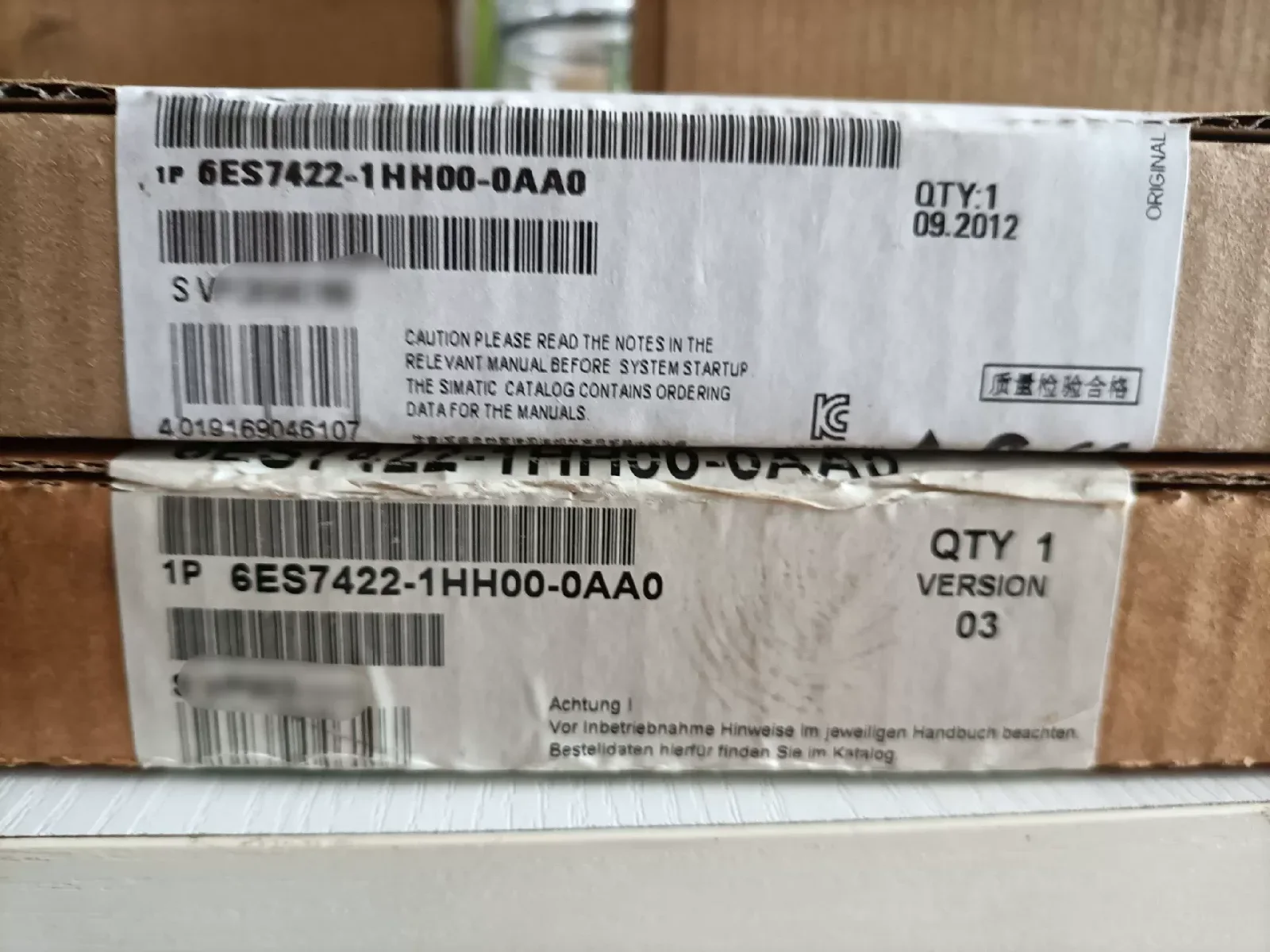 Siemens 6ES7422-1HH00-0AA0 Industrial Relay — product photo 1 of 11