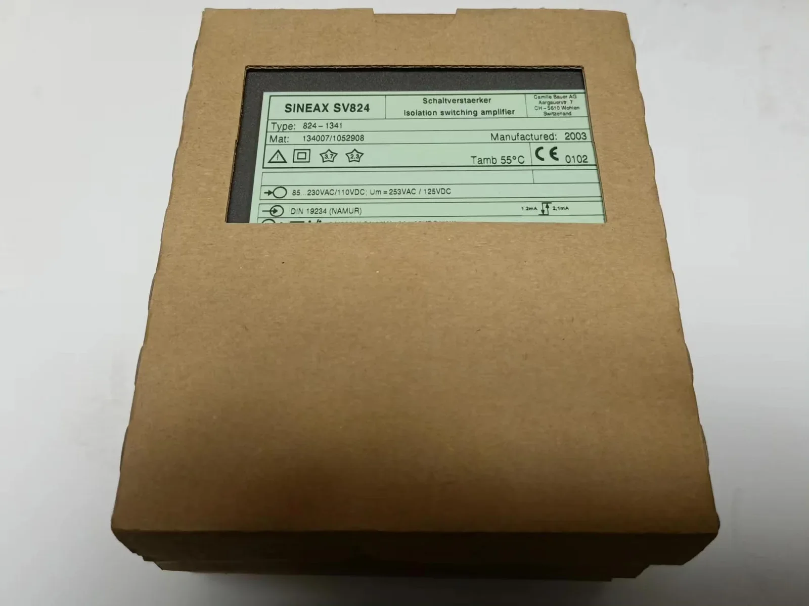 SINEAX / Camille Bauer 824-1341 Industrial Sensor product photo 1