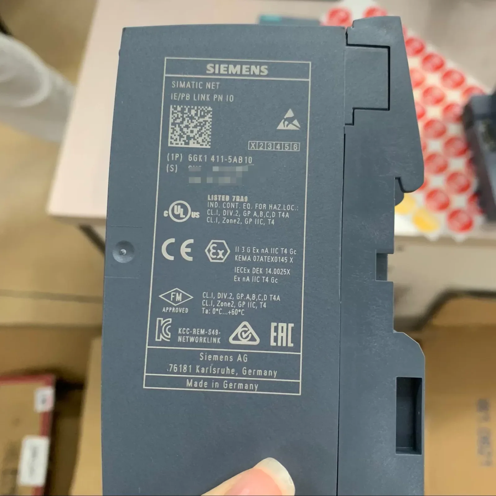 Siemens 6GK1411-5AB10 Industrial Automation Component — product photo 1 of 8
