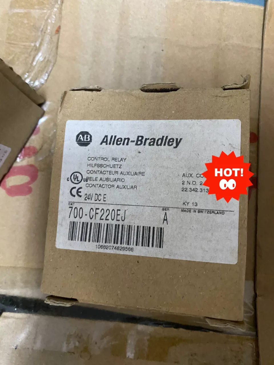 Allen-Bradley 700-CF220EJ Industrial Relay product photo 1