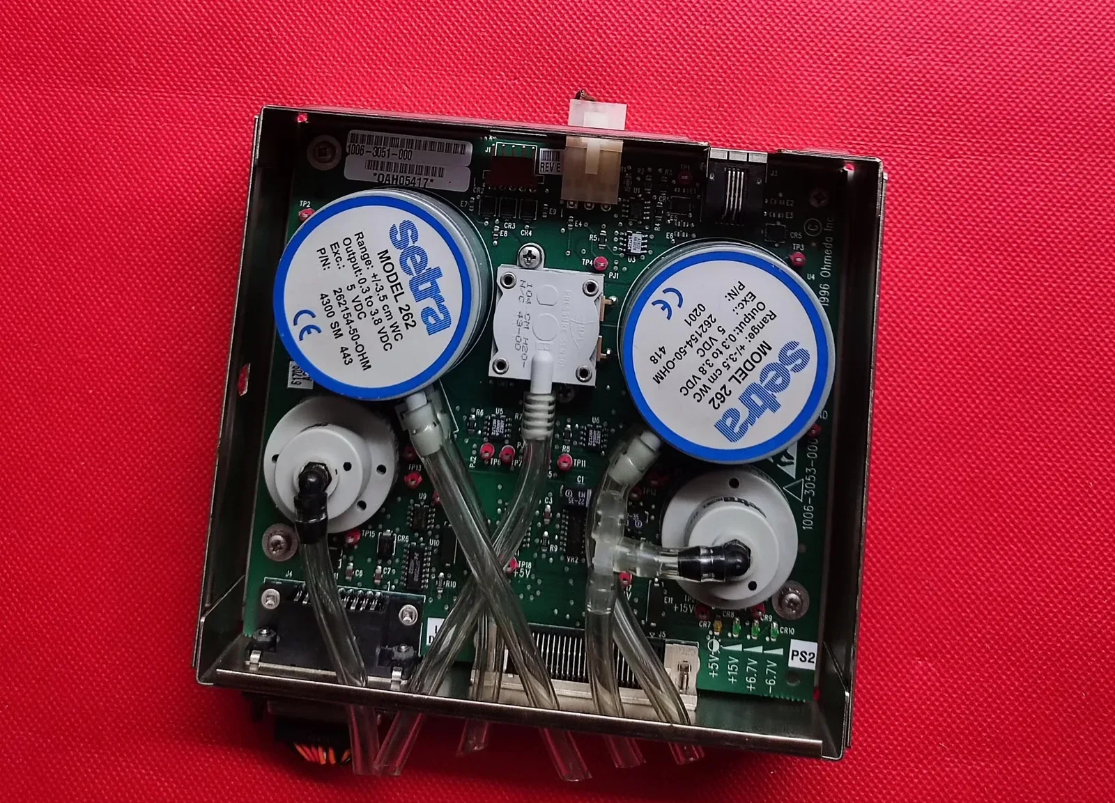 White Label 1006-3051-000 REV E / Setra MODEL 262 Industrial Sensor product photo 1