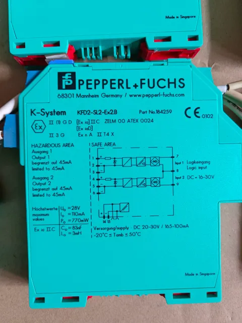 Pepperl+Fuchs KFD2-SL2-Ex2.B Motor & Drive Component — product photo 17 of 18